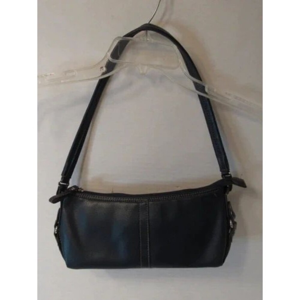 Vintage Relic Single Handle Zip Closure Small Handbag/Purse Blue